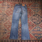 Levi's 525 W24 L29 Bootcut Slim Fit Blue Denim Jeans