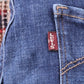 Levi's 512 W42 L30 Tapered Leg Slim Fit Blue Denim Jeans
