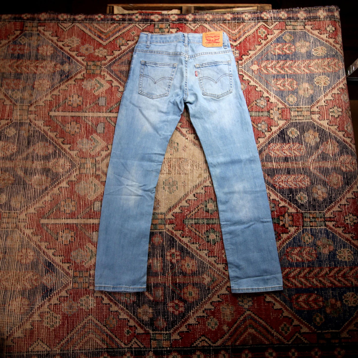 Levi's 511 W26 L26 Slim Fit Blue Denim Jeans