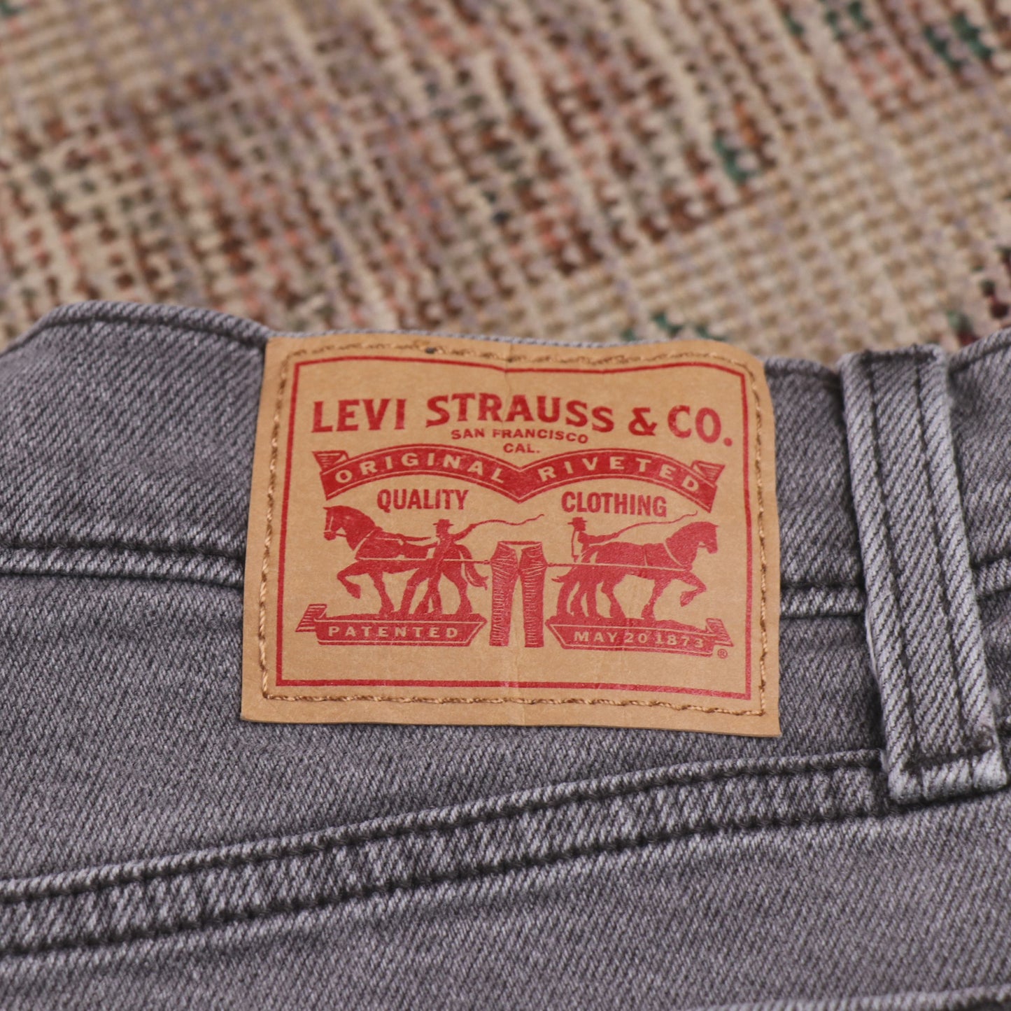 Levi's 501 W30 L26 Original Fit Grey Denim Jeans
