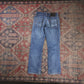Levi's W28 L26 Straight Leg Blue Denim Jeans