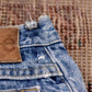 Lee W34 L27 Straight Leg Relaxed Fit Blue Denim Jeans