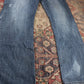 Lee W34 L33 Straight Leg Loose Fit Blue Denim Jeans