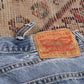 Levi's 505 W38 L30 Straight Leg Regular Fit Blue Denim Jeans