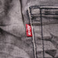 Levi's 511 Red Tab W28 L27 Slim Fit Grey Denim Jeans