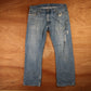 Levi's 514 Red Tab W36 L29 Straight Leg Blue Denim Jeans