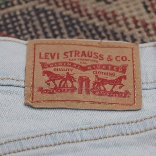 Levi's W26 L25 Straight Leg Blue Denim Jeans
