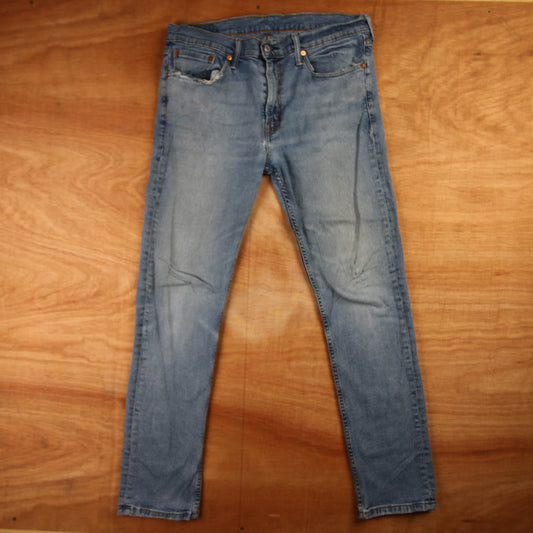 Levi's 511 Red Tab W36 L31 Slim Fit Blue Denim Jeans