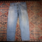 Levi's 550 W38 L30 Tapered Leg Relaxed Fit Blue Denim Jeans