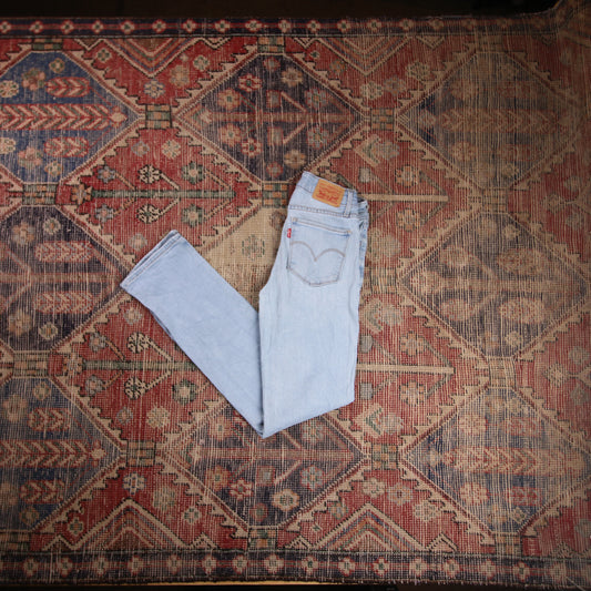 Levi's 714 W24 L28 Skinny Blue Denim Jeans