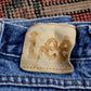 Lee W34 L30 Straight Leg Relaxed Fit Blue Denim Jeans