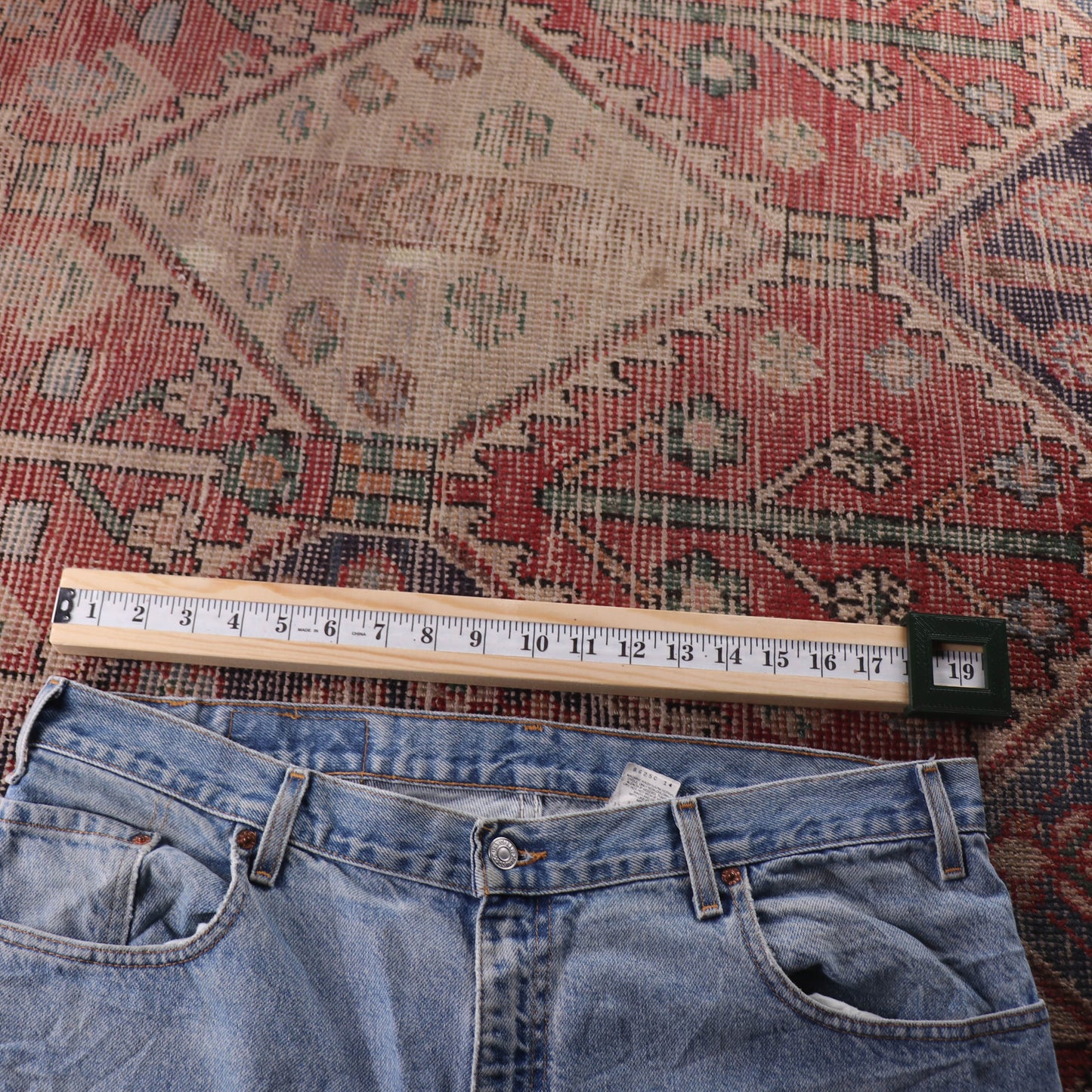 Levi's 560 Red Tab W38 L31 Comfort Fit Blue Denim Jeans