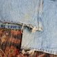 Lee W38 L34 Straight Leg Relaxed Fit Blue Denim Jeans