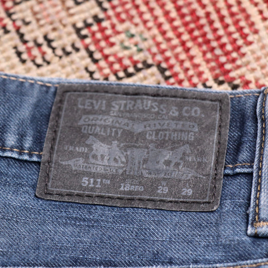 Levi's 511 W30 L30 Slim Fit Blue Denim Jeans