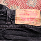 Levi's 505 W38 L33 Straight Leg Regular Fit Black Denim Jeans