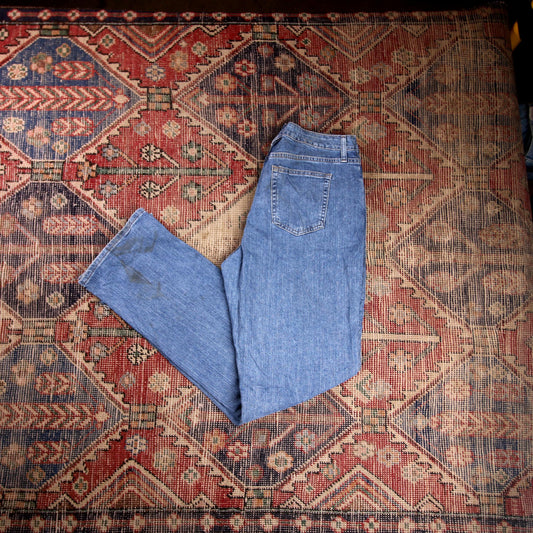 Lee W32 L33 Straight Leg Relaxed Fit Blue Denim Jeans