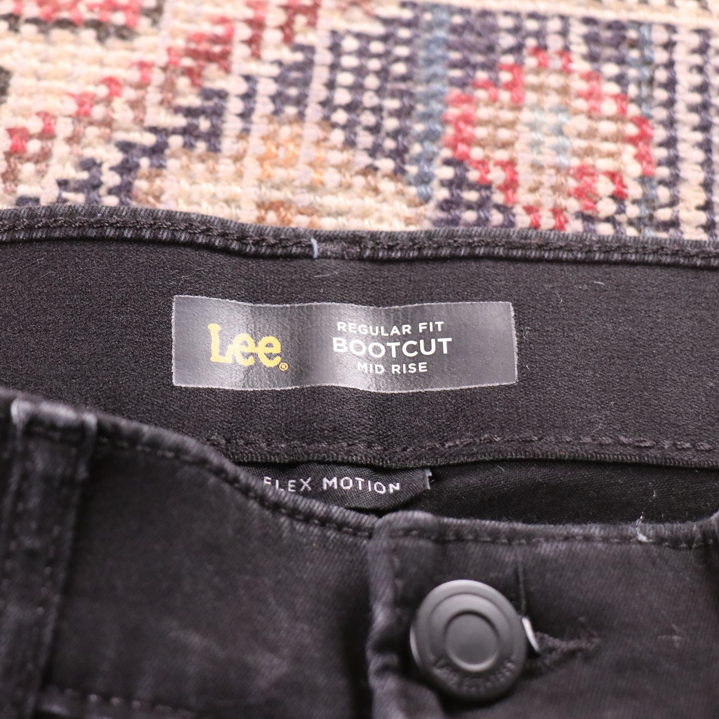 Lee W30 L28 Bootcut Black Denim Jeans