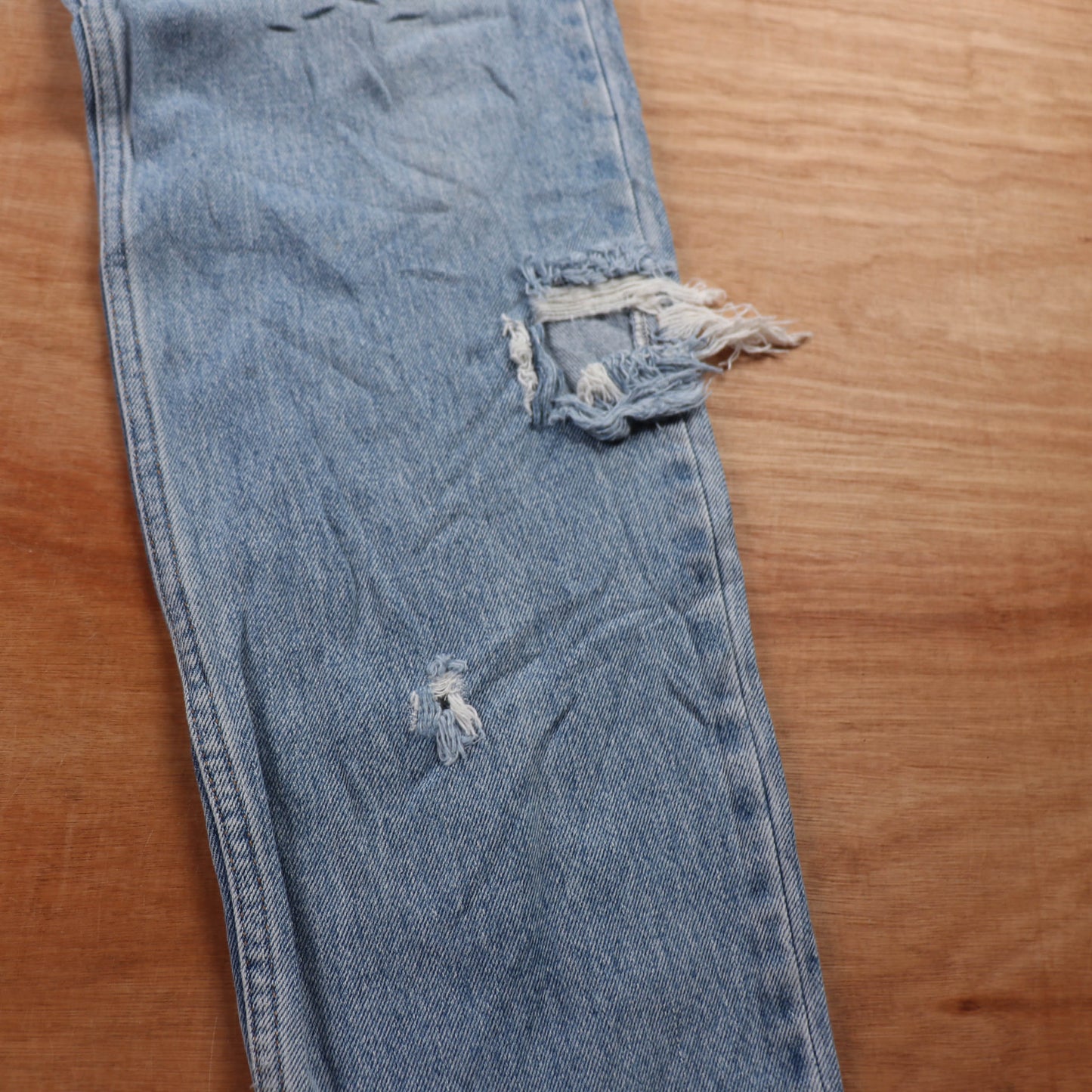 Levi's 550 Red Tab W28 L34 Tapered Leg Relaxed Fit Blue Denim Jeans