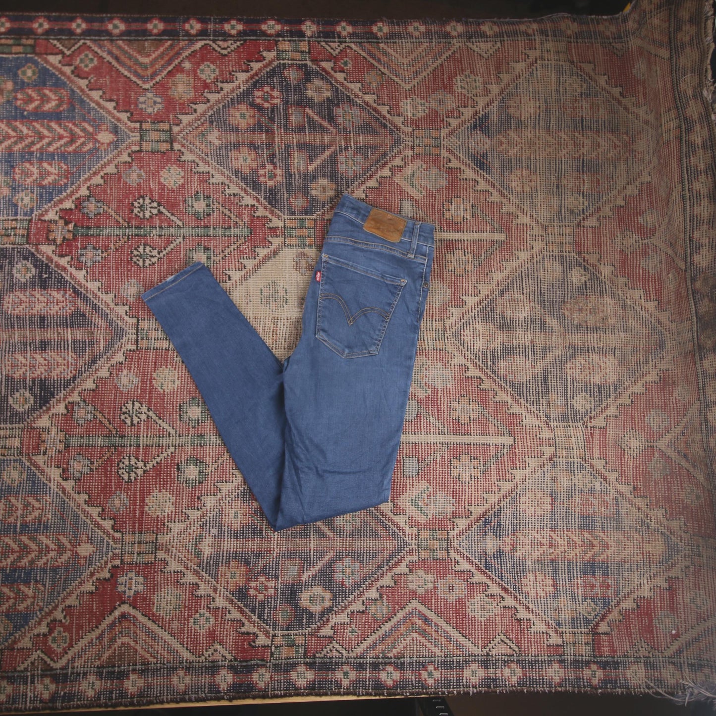 Levi's W26 L29 Skinny Blue Denim Jeans