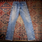 Wrangler W30 L34 Straight Leg Relaxed Fit Blue Denim Jeans
