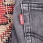 Levi's 511 W24 L24 Slim Fit Black Denim Jeans