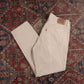 Levi's 615 W40 L32 Straight Leg Regular Fit Beige Denim Jeans