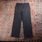 Levi's W30 L30 Straight Leg Black Cotton Blend Trousers