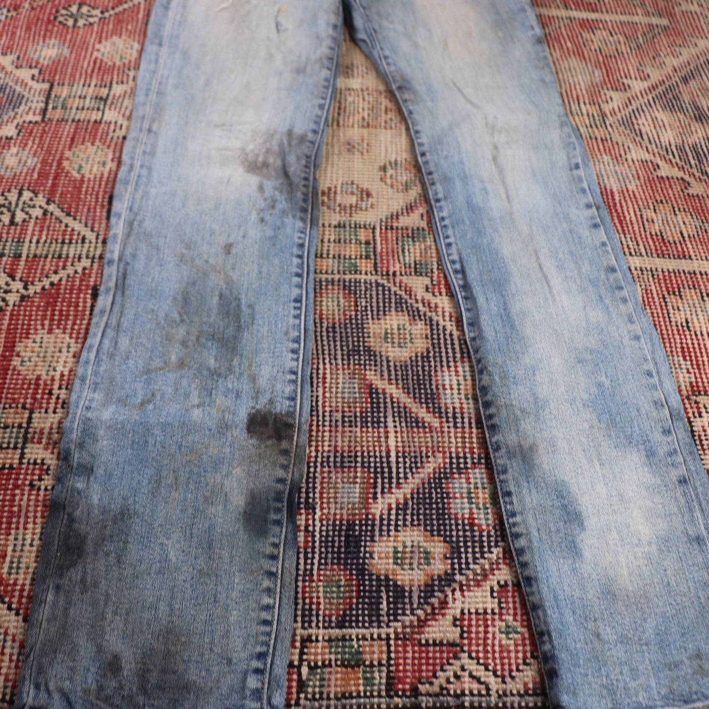 Levi's 712 W26 L31 Straight Leg Blue Denim Jeans