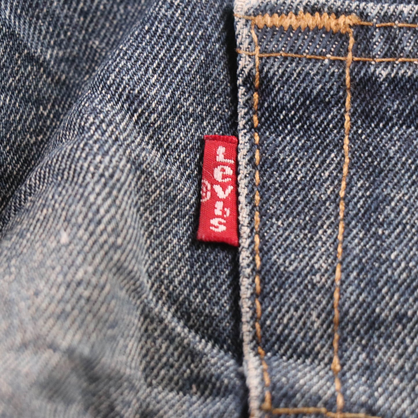 Levi's 517 Red Tab W36 L31 Bootcut Slim Fit Classic Ripped Style Blue Denim Jean