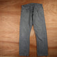 Levi's 505 Red Tab W36 L31 Straight Leg Regular Fit Grey Denim Jeans