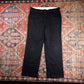 Dickies W34 L27 Straight Leg Black Cotton Blend Trousers