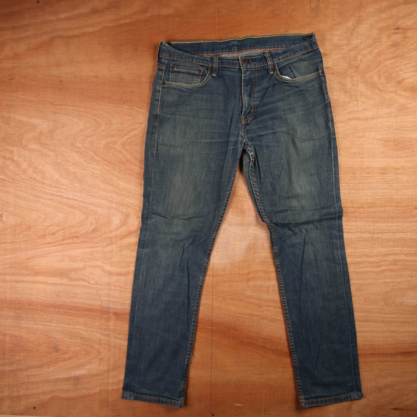Levi's 511 Red Tab W34 L29 Slim Fit Blue Denim Jeans