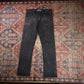 Levi's W30 L28 Straight Leg Black Denim Jeans