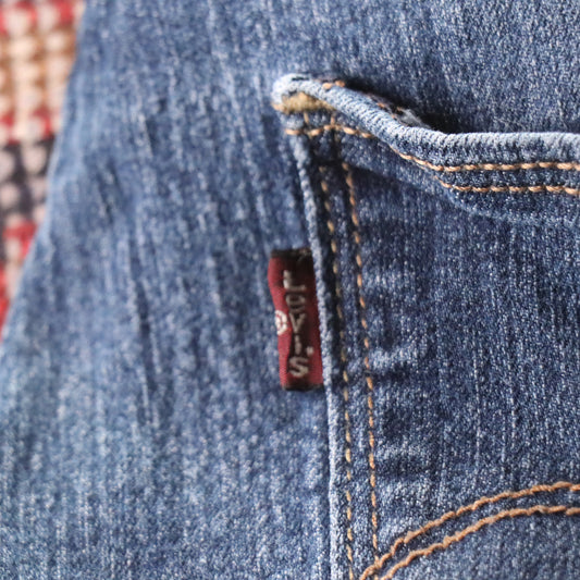 Levi's W28 L28 Skinny Blue Denim Jeans