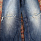 Levi's 541 W36 L31 Tapered Leg Classic Ripped Style Blue Denim Jeans