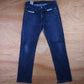 Levi's 512 Red Tab W34 L32 Tapered Leg Slim Fit Blue Denim Jeans