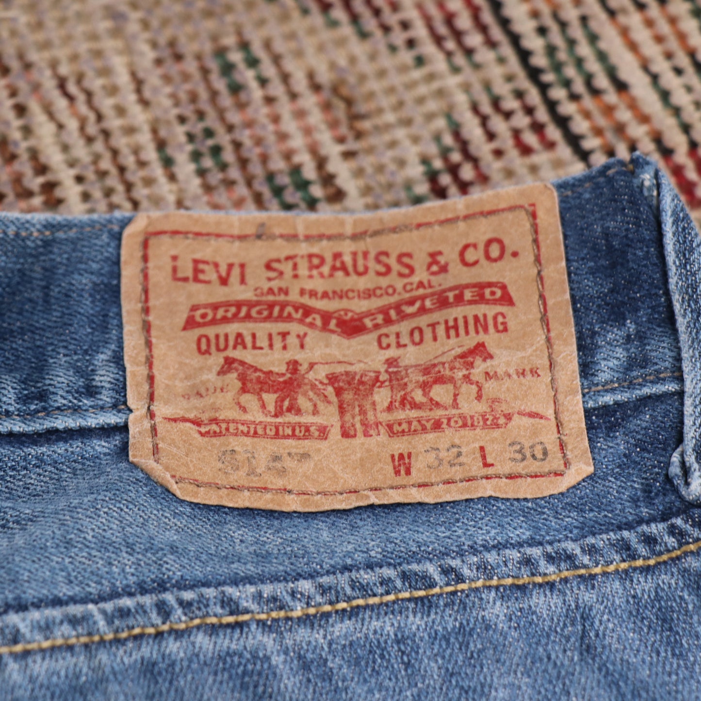Levi's 514 W30 L27 Straight Leg Blue Denim Jeans