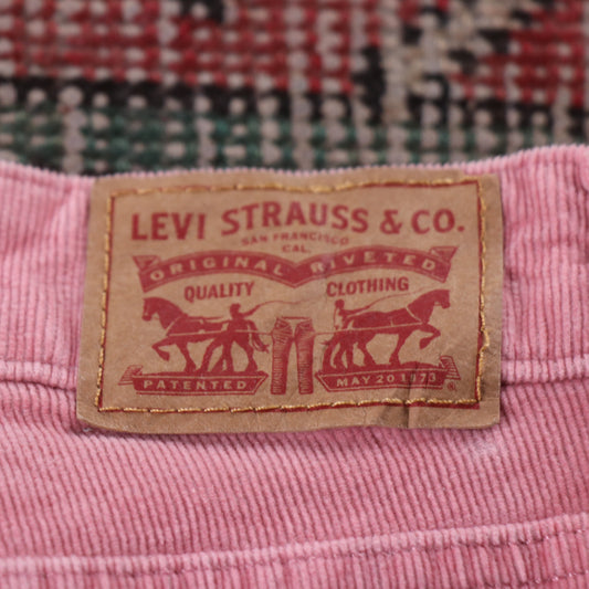 Levi's 727 W32 L28 Skinny Blue Corduroy Jeans