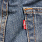 Levi's 516 Red Tab W34 L31 Straight Blue Denim Jeans