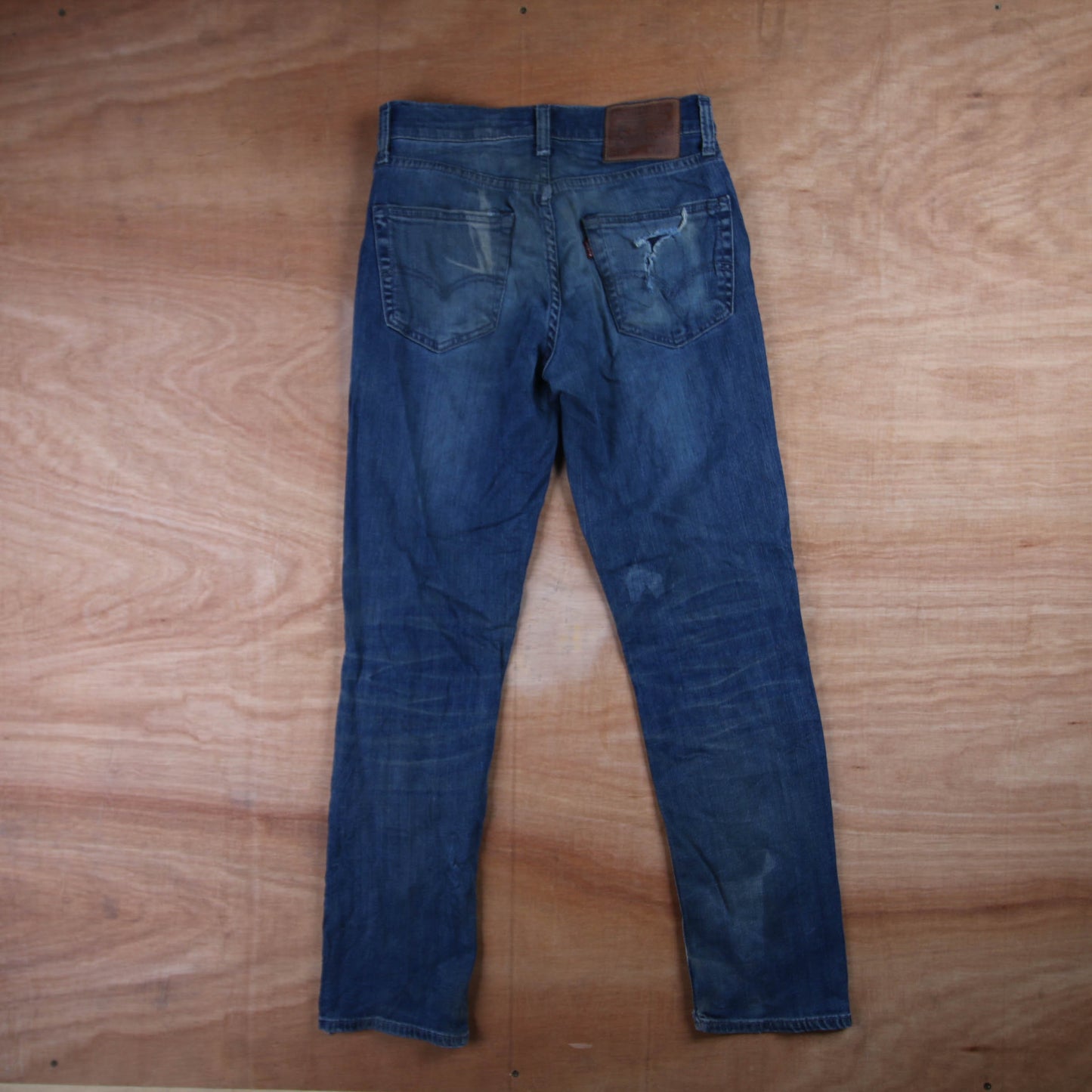Levi's 511 Red Tab W28 L29 Slim Fit Blue Denim Jeans