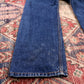 Levi's 505 W36 L28 Straight Leg Regular Fit Blue Denim Jeans