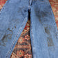 Lee W32 L33 Straight Leg Relaxed Fit Blue Denim Jeans