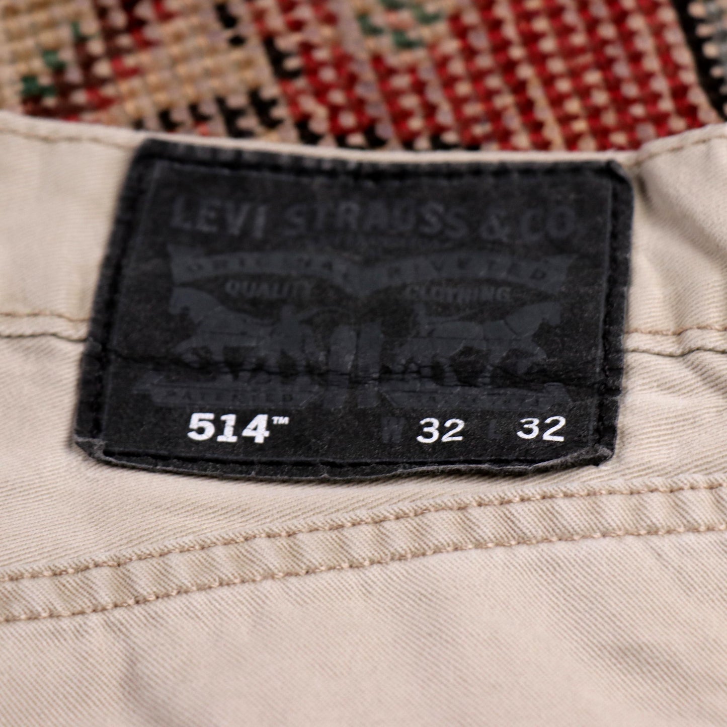 Levi's 514 W30 L30 Straight Leg Beige Denim Jeans