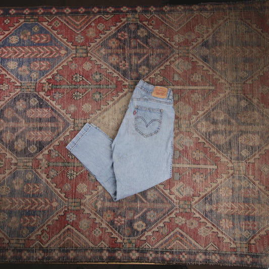 Levi's W28 L24 Capri Blue Denim Jeans