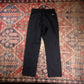 Dickies W26 L27 Straight Leg Black Cotton Blend Trousers