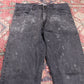 Levi's W30 L28 Straight Leg Black Denim Jeans