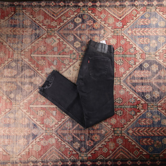 Levi's Red Tab W30 L31 Straight Leg Black Denim Jeans