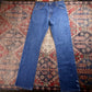 Levi's 517 W32 L36 Bootcut Slim Fit Blue Denim Jeans