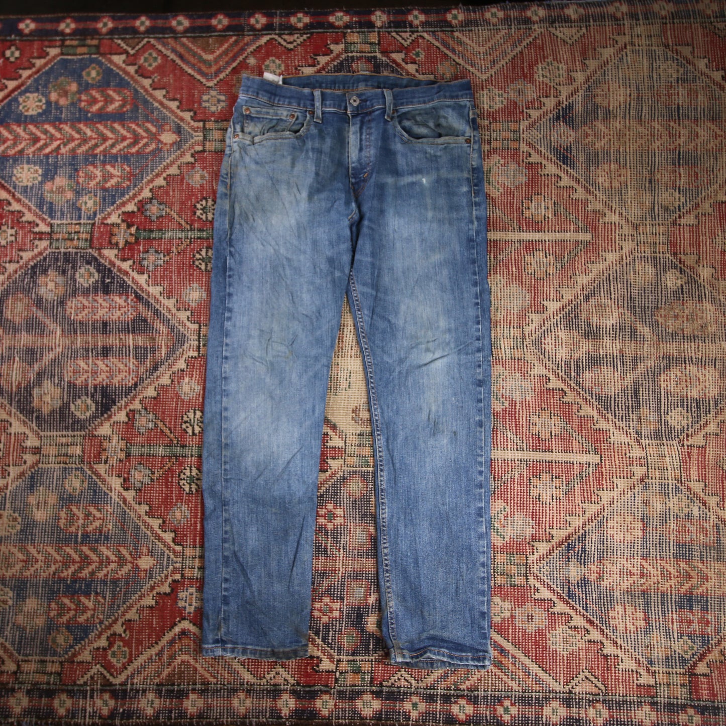 Levi's W34 L28 Slim Fit Blue Denim Jeans
