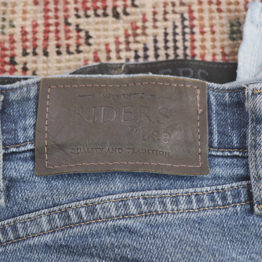 Wrangler W40 L30 Straight Leg Regular Fit Blue Denim Jeans